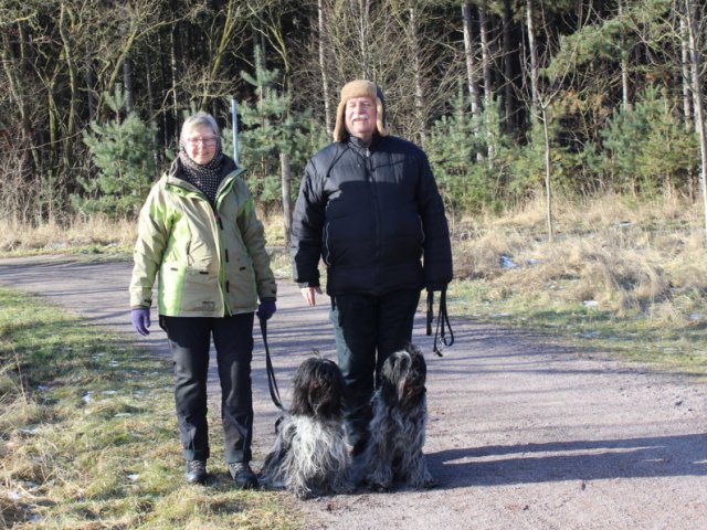 Spaziergang Djuna und Baafje